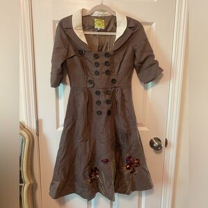 Floreat Anthropologie Brown Dress | 2
